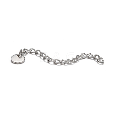 Tarnish Resistant 304 Stainless Steel Chain Extender STAS-E104-41G-1