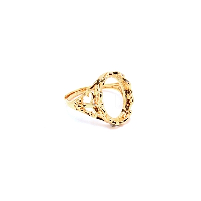 Adjustable Brass Finger Ring Components FIND-WH0110-003E-1