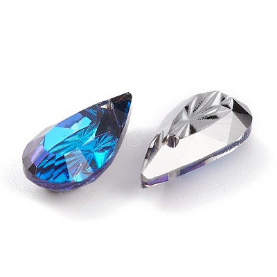 Embossed Glass Rhinestone Pendants GLAA-J101-06A-001BB-1