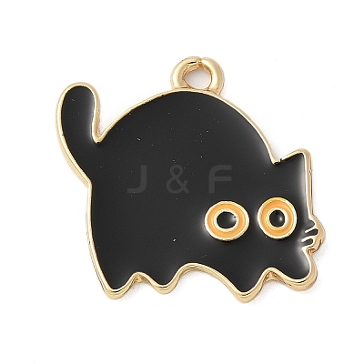 Alloy Enamel Pendants ENAM-A009-04D-G-1