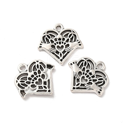 Tibetan Style Alloy Pendants TIBE-B001-63AS-1