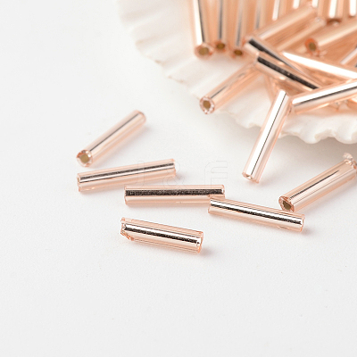 FGB Grade A Glass Bugle Beads X-SEED-A025-F4H-39-1
