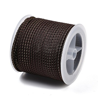 11M Polyester Braided Cord with Cotton Core & Metallic Thread OCOR-Z006-01-06-1