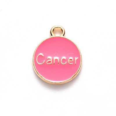 Alloy Enamel Pendants X-ENAM-S124-01B-03D-1