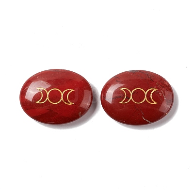 Natural Red Jasper Healing Massage Palm Stones G-E579-03C-1