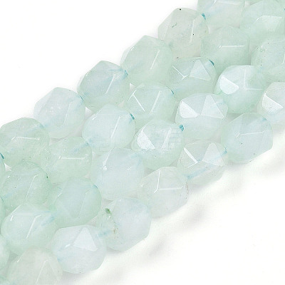 Dyed Natural White Jade Beads Strands G-T139-8mm-46J-1