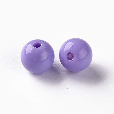 Opaque Acrylic Beads MACR-S370-C10mm-A32-1