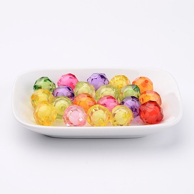 Transparent Acrylic Beads X-TACR-S113-15mm-M-1