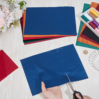 12Sheets 6 Colors Jewelry Flocking Cloth DIY-CY0004-14A-1