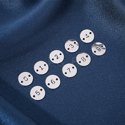 Numbers 304 Stainless Steel Links STAS-UN0020-28B-P-1