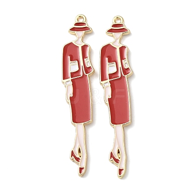 Alloy Enamel Big Pendants ENAM-K076-20A-1