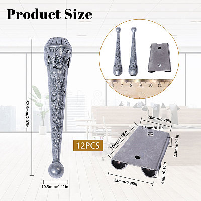 DIY Alloy Bolo Tie Making Finding Kit FIND-CA0009-03B-1
