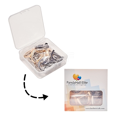 Alloy D-Ring Shackles Clasps PALLOY-PH0005-86-1
