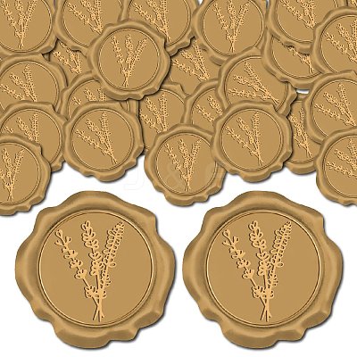 100Pcs Adhesive Wax Seal Stickers DIY-CP0009-47B-1