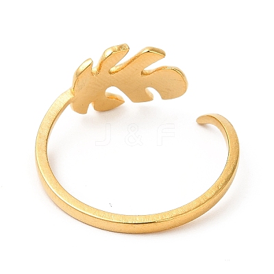 Ion Plating(IP) 304 Stainless Steel Cuff Ring Settings STAS-L268-17G-1