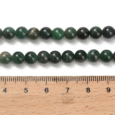 Natural African Jade Beads Strands G-F820-K02-6mm-1