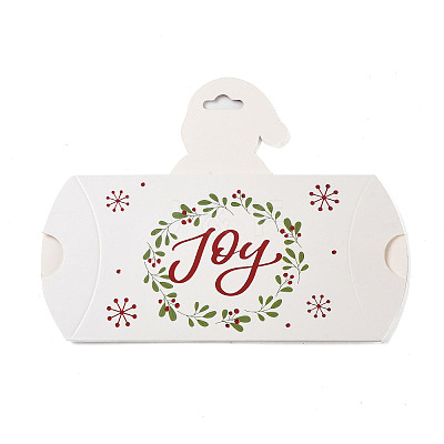 Christmas Theme Paper Pillow Gift Boxes CON-B012-01-1