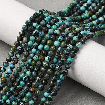 Natural HuBei Turquoise Beads Strands G-M411-A02-01-1