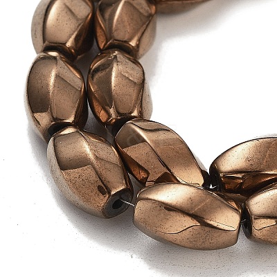 Synthetic Magnetic Hematite Beads Strands G-P545-G01-01D-1