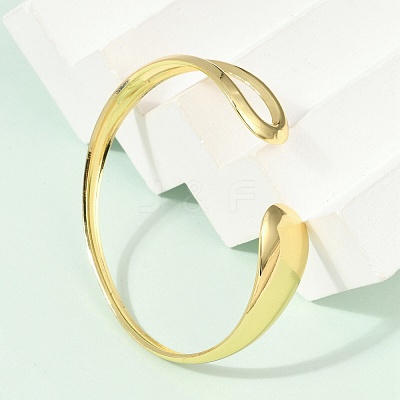 304 Stainless Steel Cuff Bangles for Women BJEW-Z097-06G-1