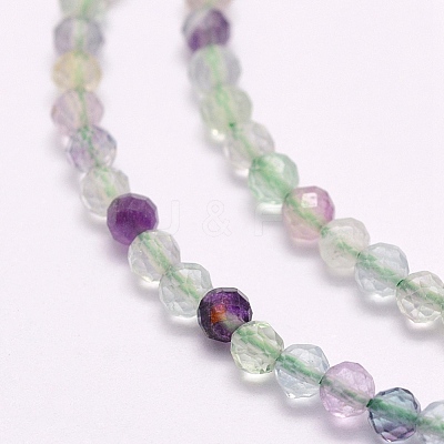 Natural Fluorite Beads Strands G-F509-38-2mm-1