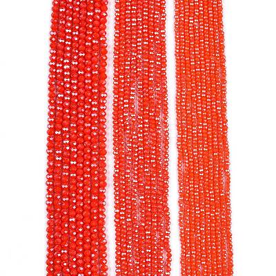 Electroplate Glass Beads Strands EGLA-A044-P2mm-A03-1