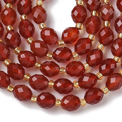 Natural Carnelian Beads Strands G-F809-A22-01-1