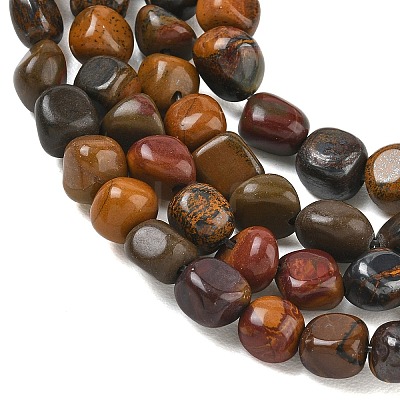 Natural Chinese Writing Stone Beads Strands GG-CBA9392-03-1