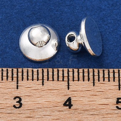 Brass Bead Cap Pendant Bails KK-Z089-20S-1