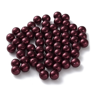 Plastic Imitation Pearl Beads FIND-M059-01C-02-1