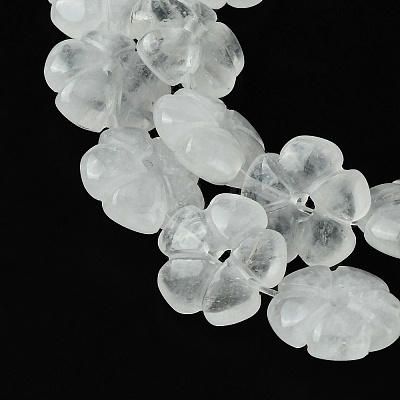 Natural Quartz Crystal Beads Strands G-H023-B17-01-1