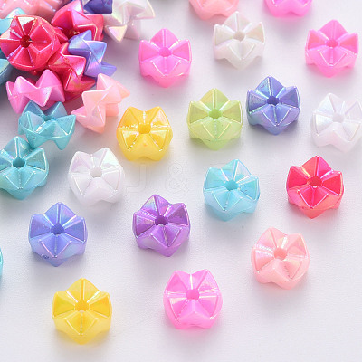 Opaque Acrylic Beads TACR-S153-38I-1