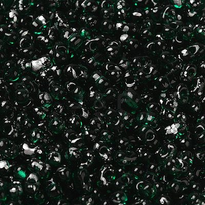 Spray Painted Glass Seed Beads SEED-F005-10A-01-1