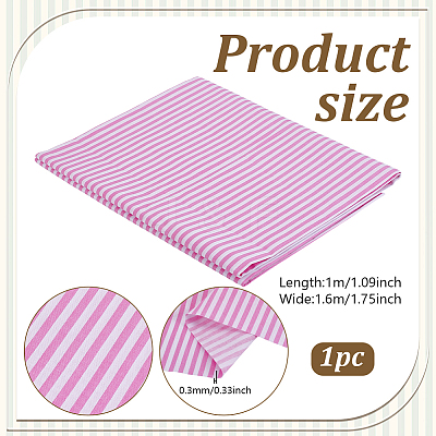 Stripe Cotton Fabric DIY-WH0671-390B-1