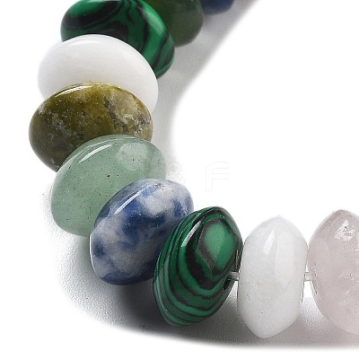 Mixed Gemstone Beads Strands G-P559-A14-02-1
