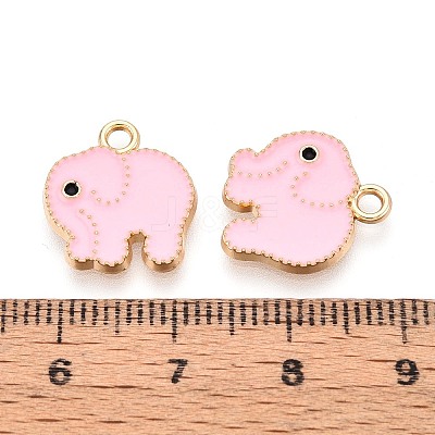 Alloy Enamel Charms PALLOY-T092-31G-03-1