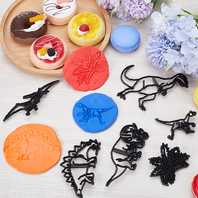 Plastic Cookie Cutters DIY-WH0488-12B-1
