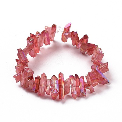 Natural Quartz Crystal Points Beads Strands G-K181-B20-1