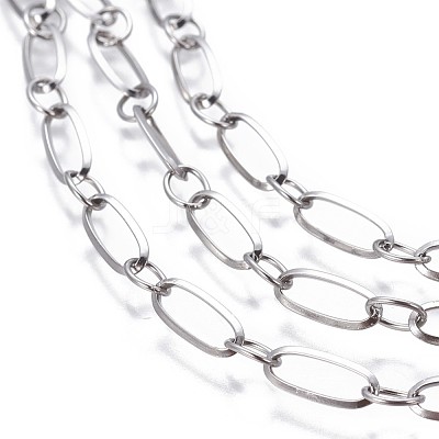 Tarnish Resistant 304 Stainless Steel Figaro Chains CHS-P007-16P-1
