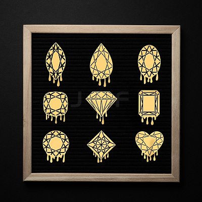 Nickel Decoration Stickers DIY-WH0450-092-1