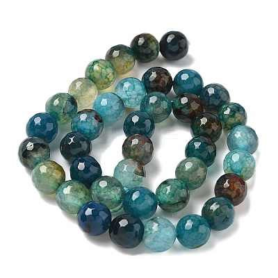 Natural Agate Beads Strands X-G-M437-C01-01W-1