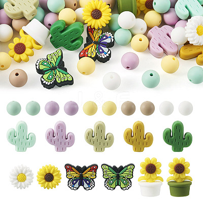 16 Style Silicone Beads SIL-TA0001-45-1