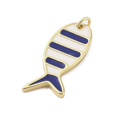 Rack Plating Brass Enamel Pendants KK-Z074-10G-02-1