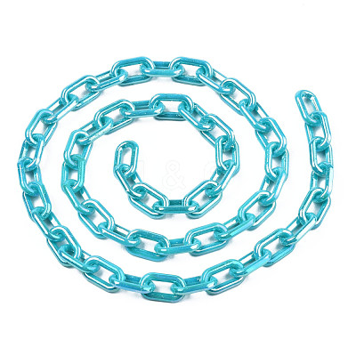 Acrylic Opaque Cable Chains PACR-N009-002C-1