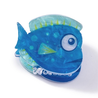 Cute Mini Tropical Fish Acrylic Claw Hair Clips PHAR-A012-04A-1