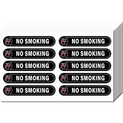Mini PVC Coated Self Adhesive AUTOMATIC DOOR Warning Stickers STIC-WH0017-010-1