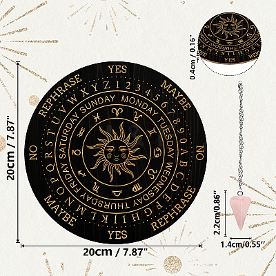 AHADEMAKER Divination Sets AJEW-GA0005-67G-1