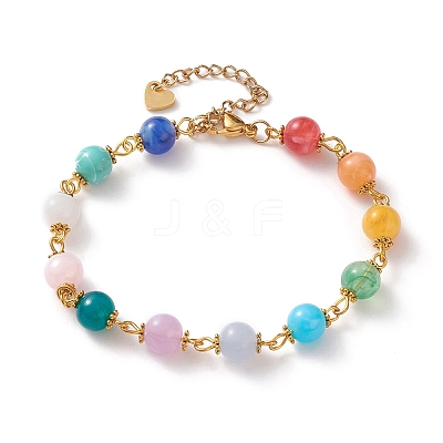 Stretch Bracelets Sets BJEW-SZ0001-46-1