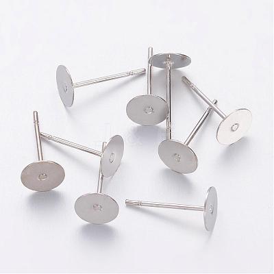 Stud Earring Settings KK-C2899-NFN-1-1