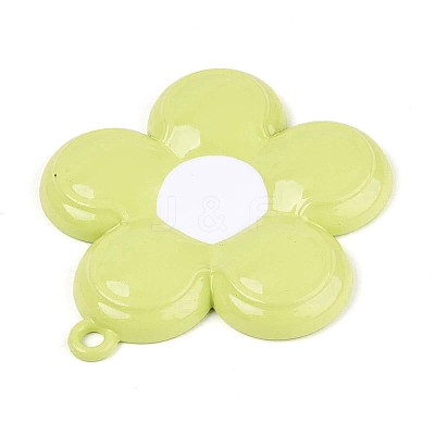 Spray Painted Alloy and Enamel Big Pendants PALLOY-T092-80D-1